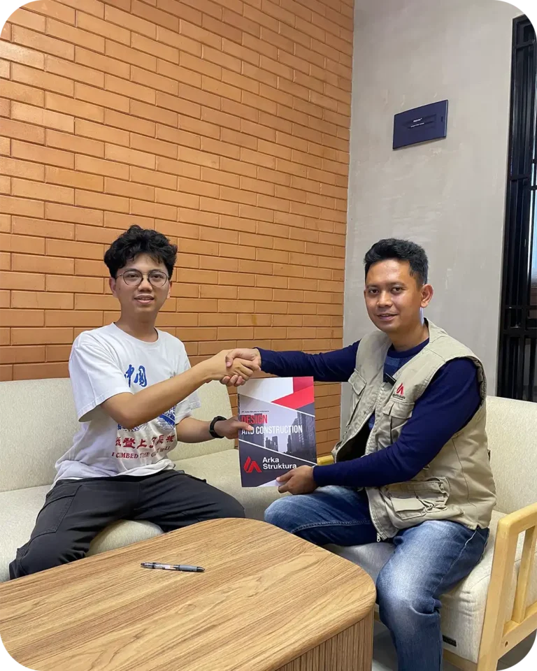 foto serah terima pak hadi